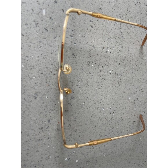 CHRISTIAN DIOR Eyeglasses Frames ONLY 49-19 01x2 Half Rim gold main image 16